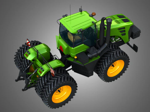 9230 articulated tractor 3D Model