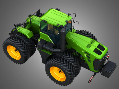 9230 articulated tractor 3D Model