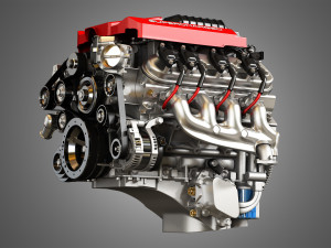 lsa v8 engine - supercharged muscle car engine 3D Модель