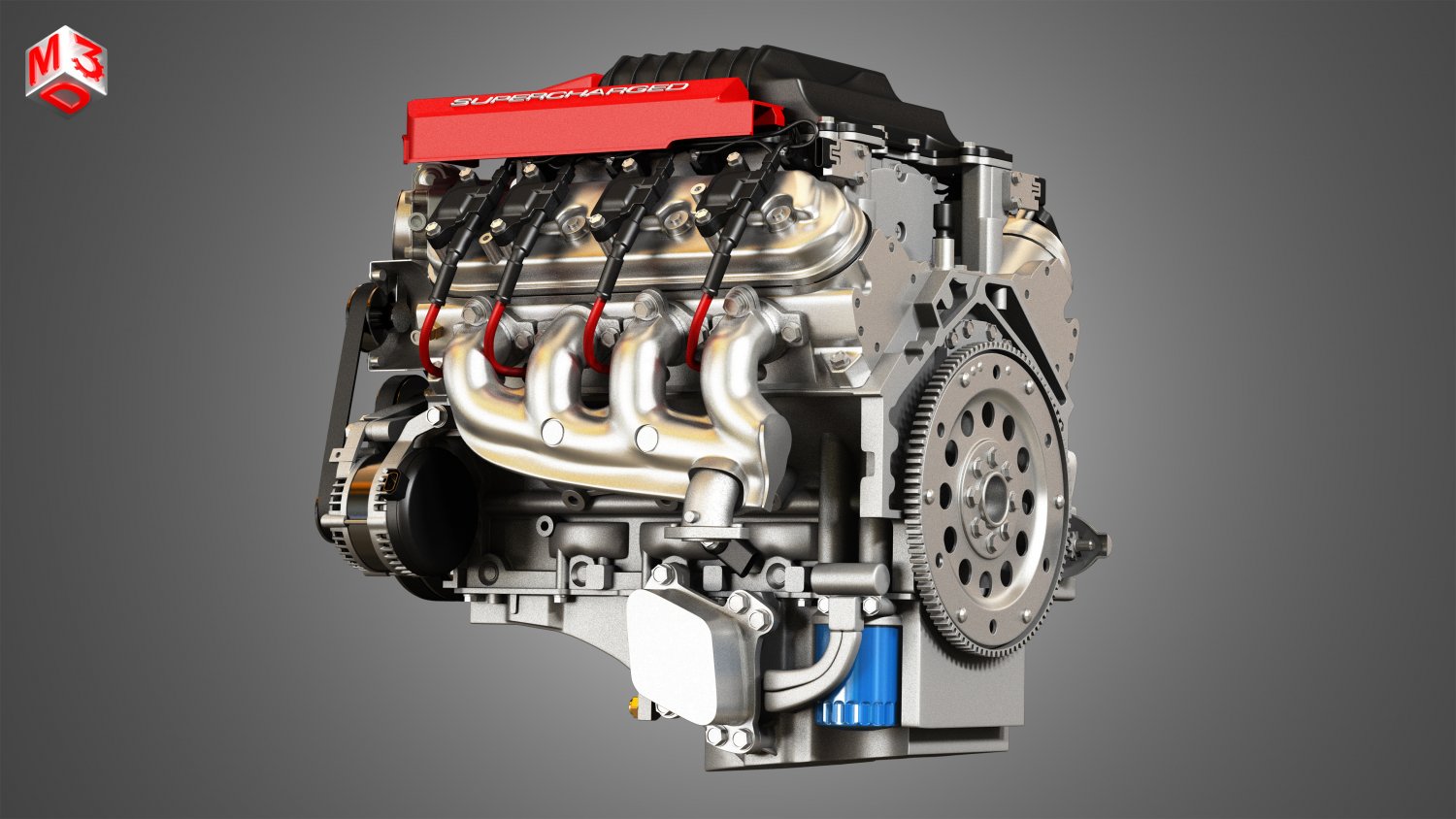 Car Engine 3d Model – 3D Horse