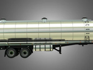 tanker semi trailer 3D Model