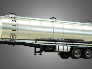 tanker semi trailer 3D Model