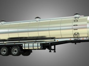 tanker semi trailer Modelo 3D