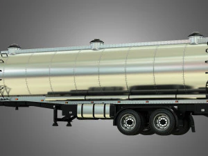 tanker semi trailer 3D Model