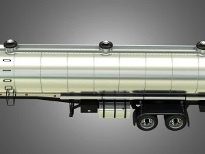 tanker semi trailer 3D Model