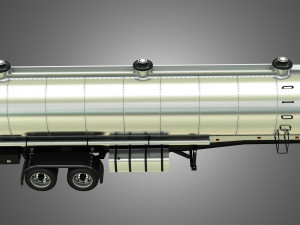 tanker semi trailer Modelo 3D