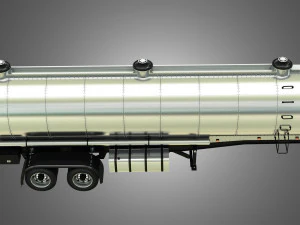 tanker semi trailer 3D Model