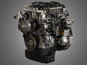 dd5 truck engine - 4 cylinder diesel engine 3D Model