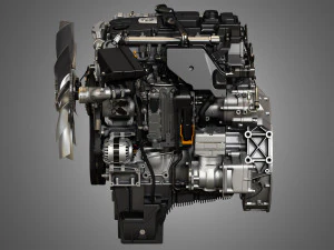 dd5 truck engine - 4 cylinder diesel engine 3D Model