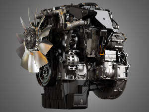 dd5 truck engine - 4 cylinder diesel engine 3Dモデル