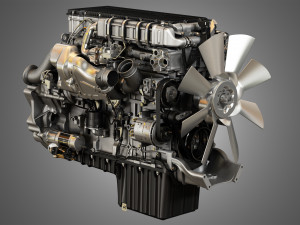 Dd15 heavy duty truck engine - 6 cylinder diesel engine Modelo 3D