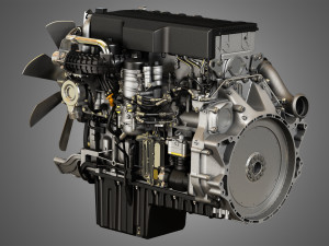 Dd15 heavy duty truck engine - 6 cylinder diesel engine Modelo 3D