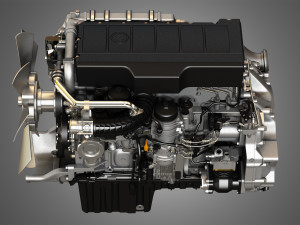Dd15 heavy duty truck engine - 6 cylinder diesel engine Modelo 3D