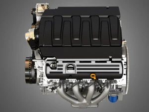 Двигатель lt1 &mdash; малый блок двигателя v8 3D Модель