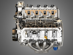 lt1 engine - v8 small block engine 3D 模型