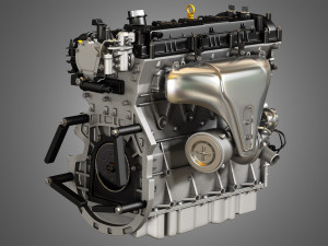 2013 escape engine - 4 cylinder ecoboost engine 3D 모델