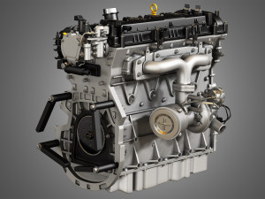 2013 escape engine - 4 cylinder ecoboost engine 3D 모델