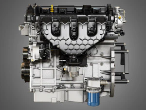 2013 escape engine - 4 cylinder ecoboost engine 3D Model