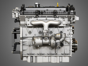 2013 escape engine - 4 cylinder ecoboost engine 3D 모델