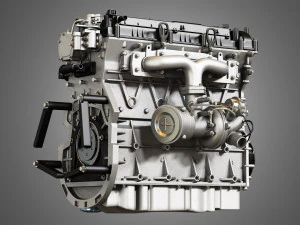 2013 escape engine - 4 cylinder ecoboost engine 3D Model