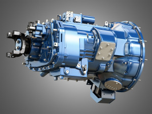 heavy duty truck transmission 3D 模型
