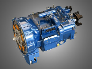 heavy duty truck transmission 3D 模型