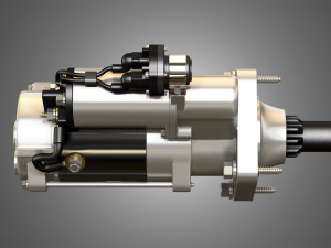 engine starter motor 3D 모델