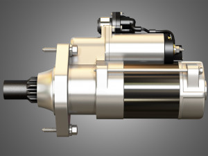 engine starter motor 3D 모델