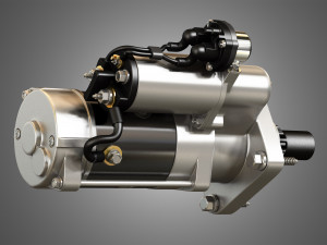 engine starter motor 3D 모델