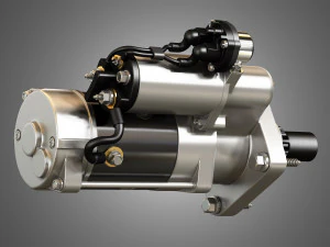 engine starter motor 3D Model