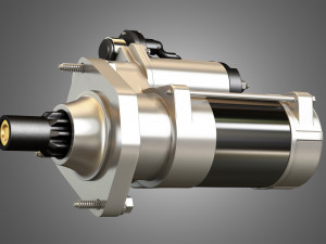 engine starter motor 3D 모델