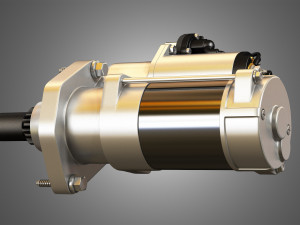 engine starter motor 3D 모델