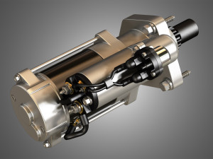 engine starter motor 3D 모델