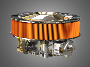 holley dominator carburetor 3D 模型