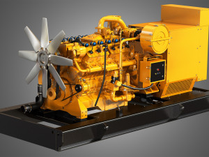 3412 g engine - v12 generator engine Model 3D