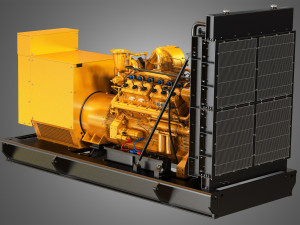 3412 g engine - v12 generator engine Model 3D