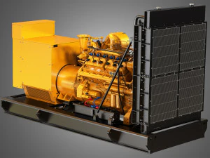 3412 g engine - v12 generator engine 3D Model