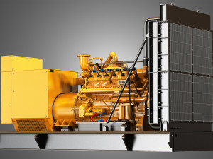 3412 g engine - v12 generator engine Model 3D