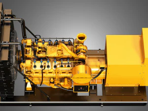 3412 g engine - v12 generator engine 3D Model