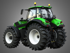deutz fahr 7 series 8280 ttv tractor 3D Model