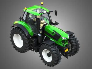 deutz fahr 7 series 8280 ttv tractor 3D Model