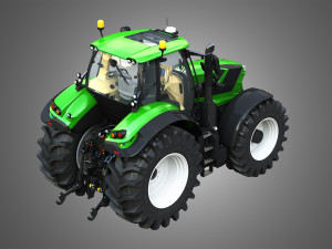 deutz fahr 7 series 8280 ttv tractor 3D Model