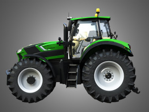 deutz fahr 7 series 8280 ttv tractor 3D Model