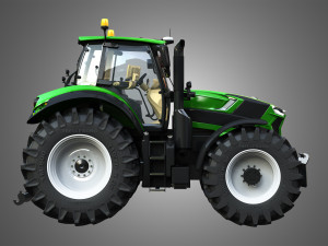 deutz fahr 7 series 8280 ttv tractor 3D Model