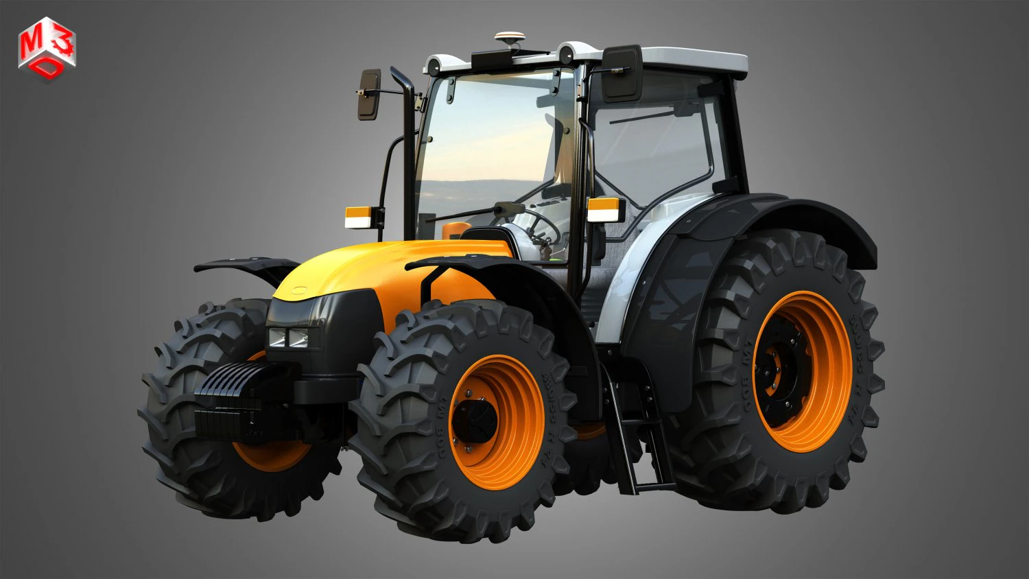 st max 105 tractor 3D Model .c4d .max .obj .3ds .fbx .stl .blend 