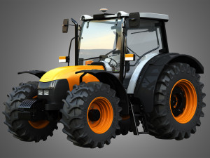 st max 105 tractor 3D Model