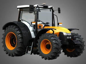 st max 105 tractor 3D Model