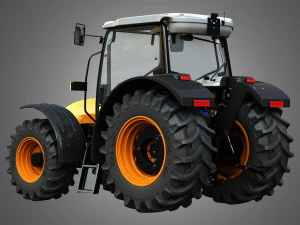 st max 105 tractor 3D Model