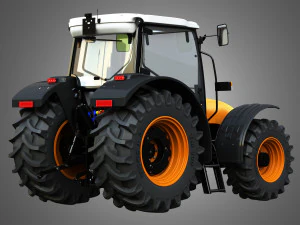 st max 105 tractor 3D Model
