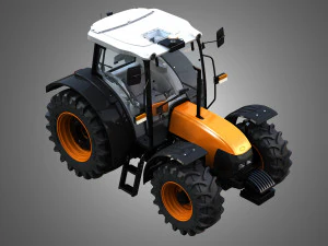 st max 105 tractor 3D Model